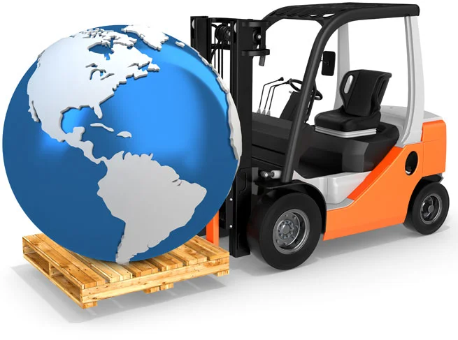 Forklift with Globe